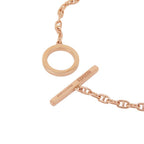 Hermes Bracelet Chaine D'ancre Verso 18K Pink Gold Black Ceramic — view 4