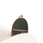 Hermes Bracelet Chaine D'ancre Verso 18K Pink Gold Black Ceramic — view 5