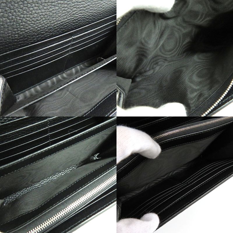 Gucci Dionysus Chain Wallet Leather Black Crystal Taiga — view 9
