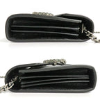 Gucci Dionysus Chain Wallet Leather Black Crystal Taiga — view 4