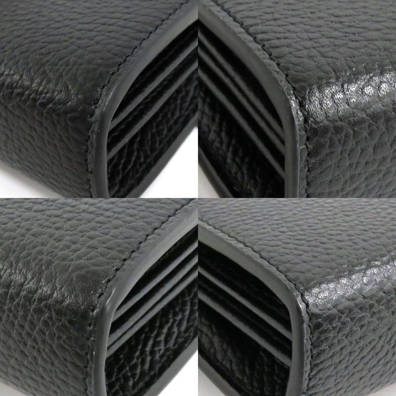 Gucci Dionysus Chain Wallet Leather Black Crystal Taiga — view 6