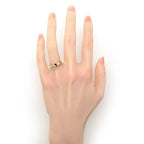 Hermes Ring Collier de Chien PM Pyramid Studs Pave 48 Points Diamond Total 0.19 CT — view 6