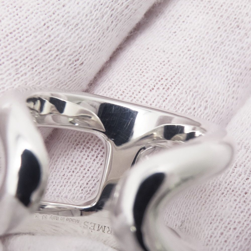 Hermes Ring Osmose GM Silver 53 — view 6