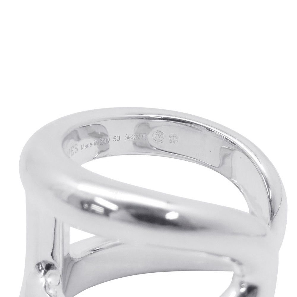 Hermes Ring Osmose GM Silver 53 — view 8