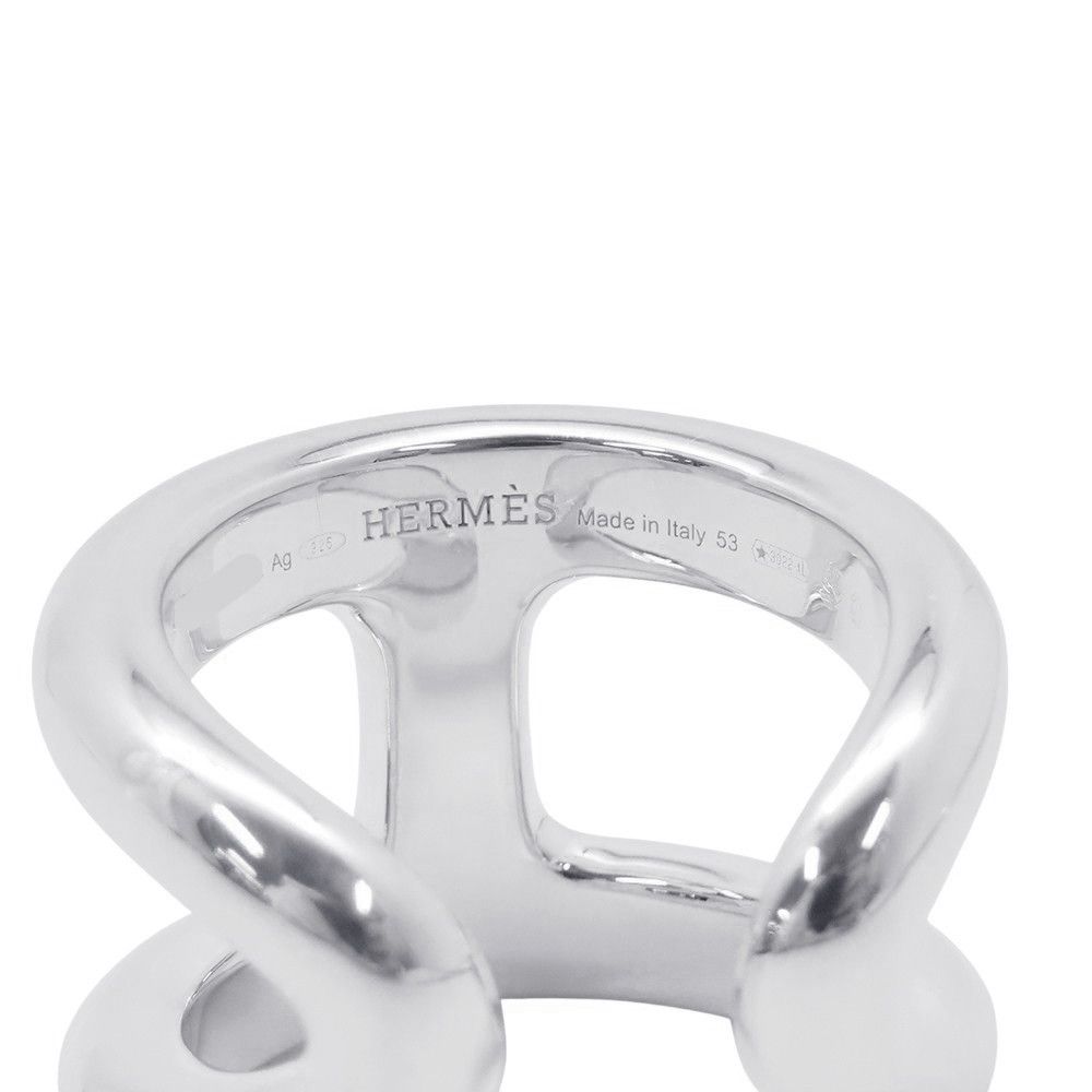 Hermes Ring Osmose GM Silver 53 — view 7