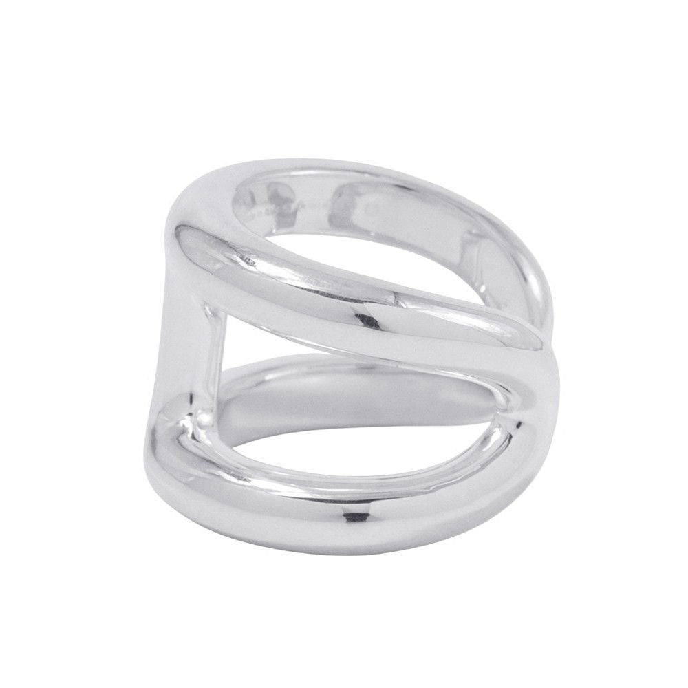 Hermes Ring Osmose GM Silver 53 — view 2