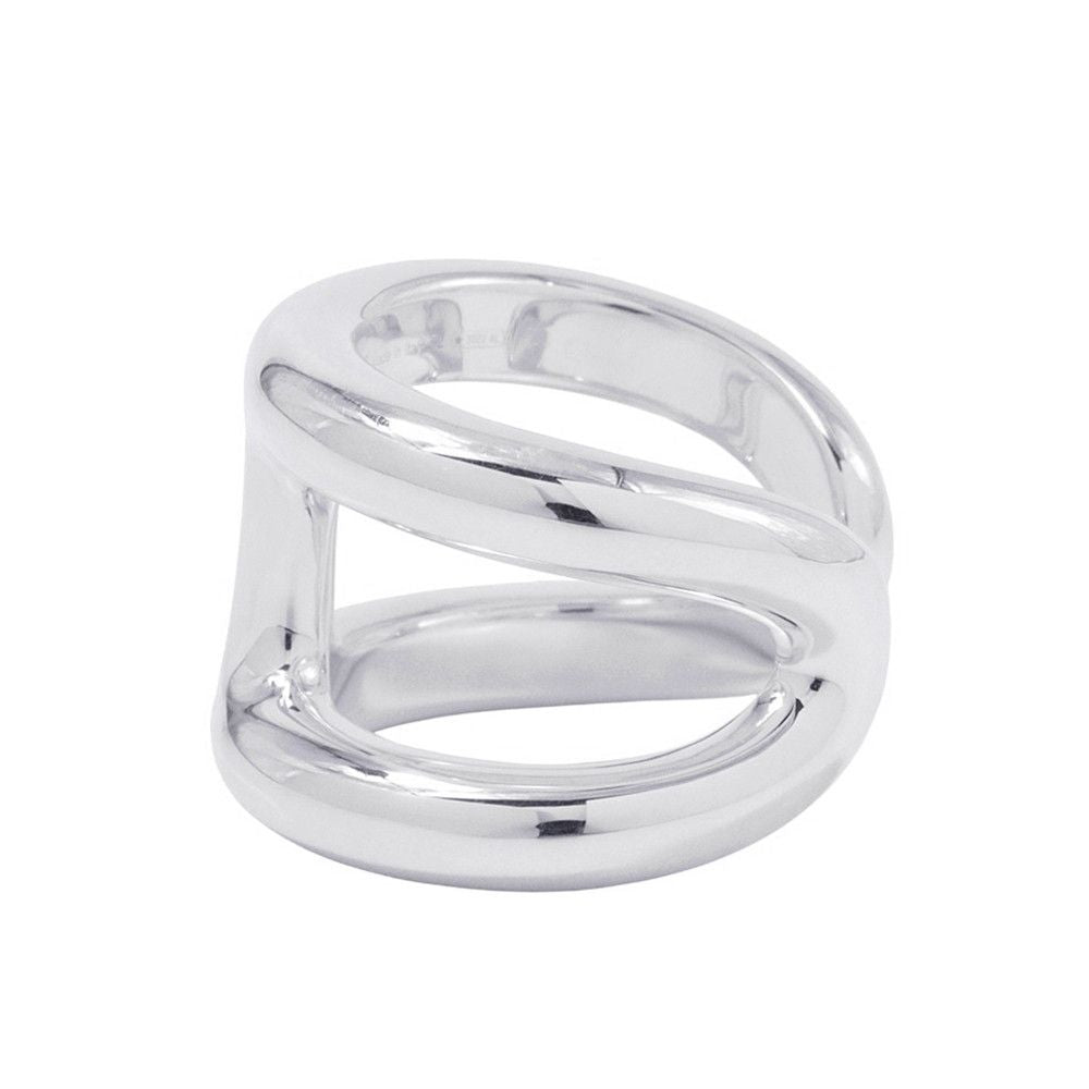 Hermes Ring Osmose GM Silver 52 — view 2
