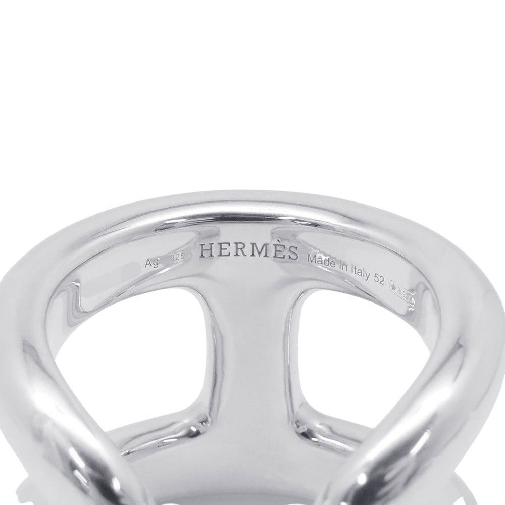 Hermes Ring Osmose GM Silver 52 — view 8