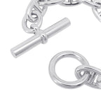 Hermes Bracelet Chaine D'ancre TGM 10 Links Silver — view 4