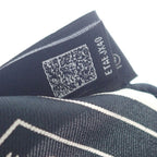 Chanel Coco Mark Scarf Silk Black — view 8