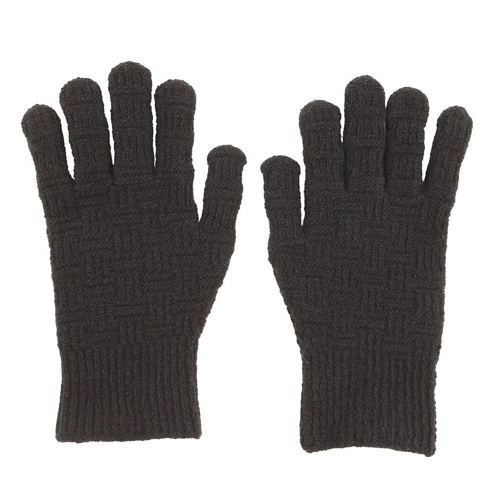Bottega Veneta Gloves Intreccio Wool Cashmere — view 2