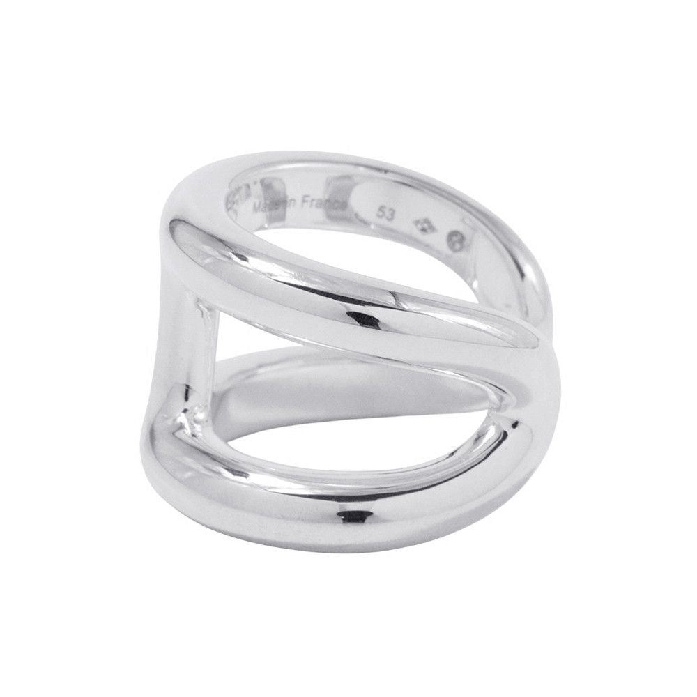 Hermes Ring Osmose GM Silver 53 — view 2