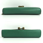 Gucci Dionysus Chain Wallet Leather Green Gold Silver Hardware — view 3