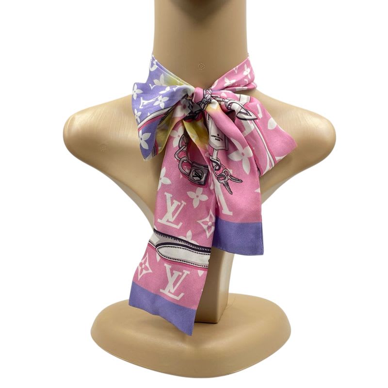 Louis Vuitton Twilly Scarf Bandeau Monogram Confidential Multicolor — view 3