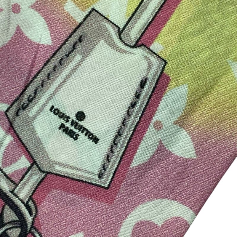 Louis Vuitton Twilly Scarf Bandeau Monogram Confidential Multicolor — view 6