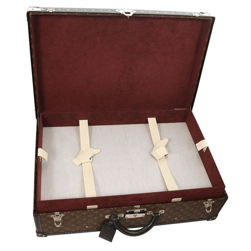 Louis Vuitton Arzeal 70 Monogram Macassar Trunk Case — view 4