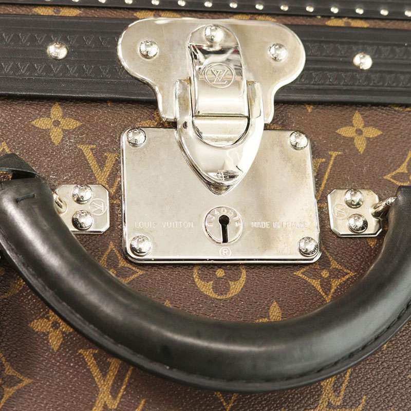 Louis Vuitton Arzeal 70 Monogram Macassar Trunk Case — view 3
