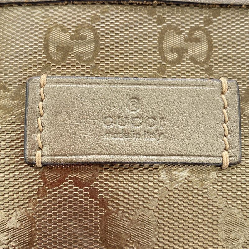 Gucci GG Canvas Metallic Tote Bag — view 5