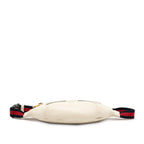 Gucci Logo Sherry Line Body Bag Waist Shoulder Beige Multicolor — view 3