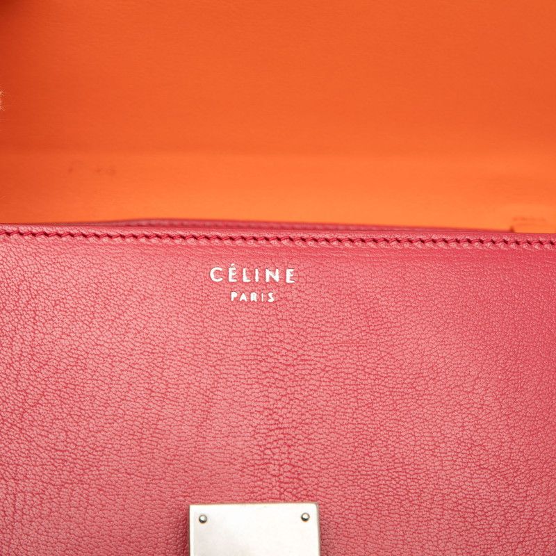 Celine Classic Box Medium Red Leather — view 6
