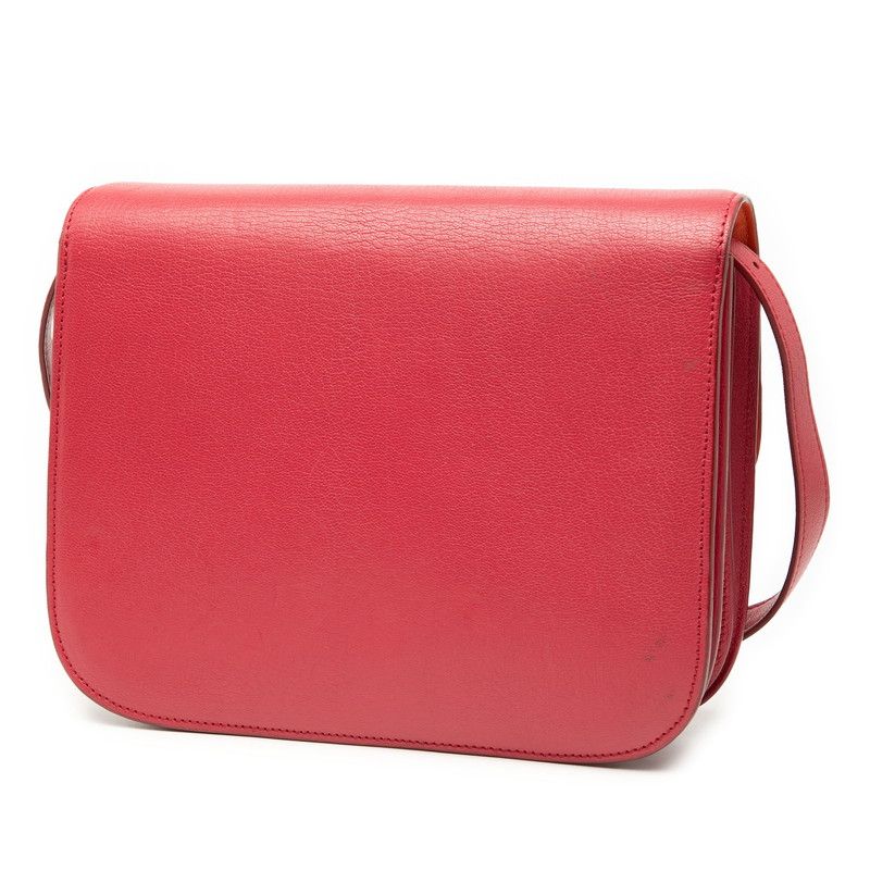 Celine Classic Box Medium Red Leather — view 2