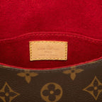 Louis Vuitton Monogram Tan Blanc Crossbody Bag Brown — view 5