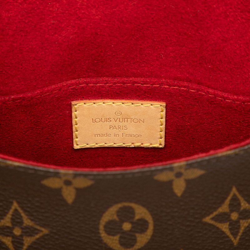Louis Vuitton Monogram Tan Blanc Crossbody Bag Brown — view 5
