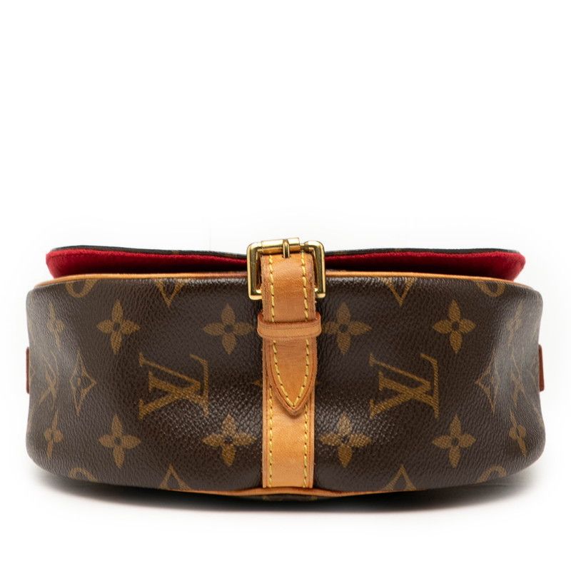 Louis Vuitton Monogram Tan Blanc Crossbody Bag Brown — view 3