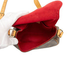 Louis Vuitton Monogram Tan Blanc Crossbody Bag Brown — view 4