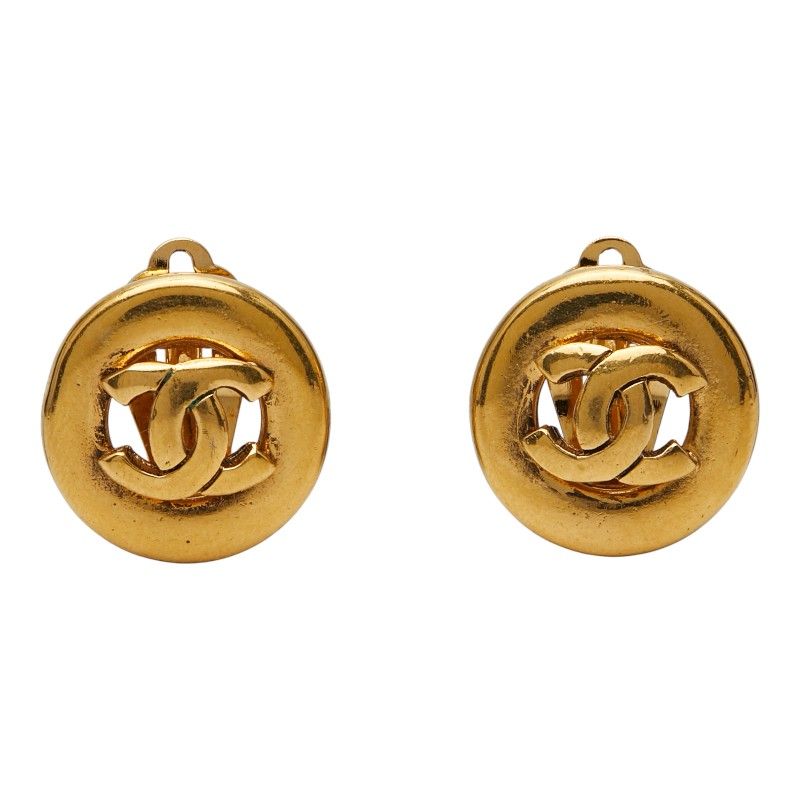 Chanel Coco Mark Round Gold Plated — view 3