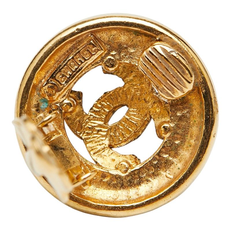 Chanel Coco Mark Round Gold Plated — view 5