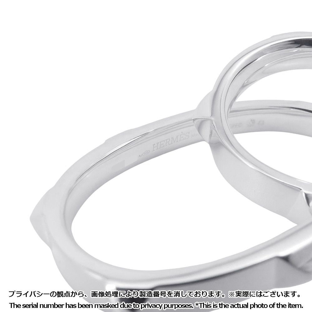Hermes Ring Clou de Double Finger Silver 52 — view 6