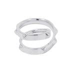 Hermes Ring Clou de Double Finger Silver 52 — view 2