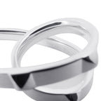 Hermes Ring Clou de Double Finger Silver 52 — view 7
