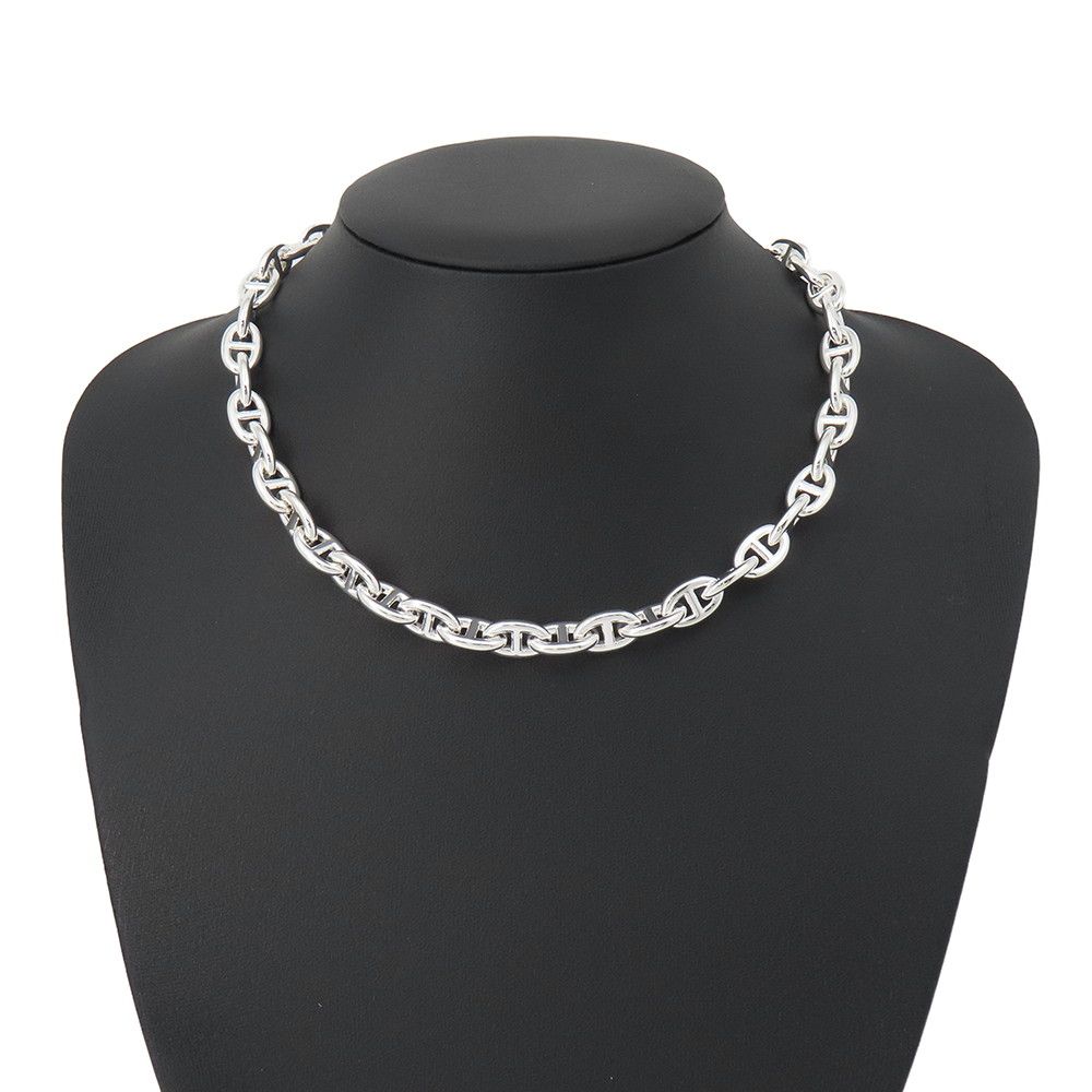Hermes Necklace Chaine D'ancre PM 43 Links Silver — view 3