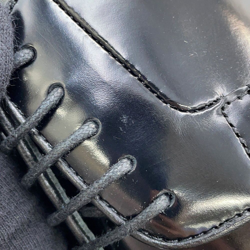 Prada Dress Shoes Brushed Leather 37 Black — view 6