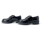 Prada Dress Shoes Brushed Leather 37 Black — view 2