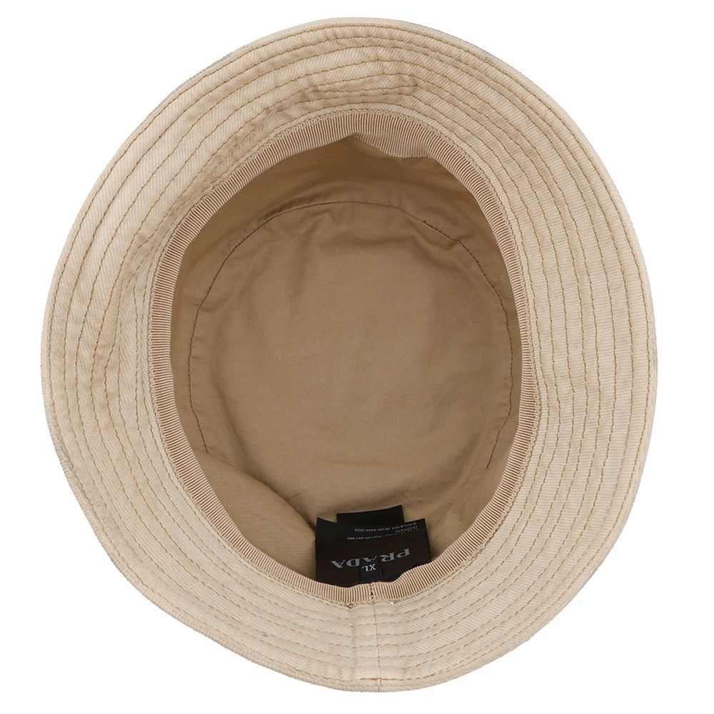 Prada Hat Triangle Logo Cotton XL — view 5