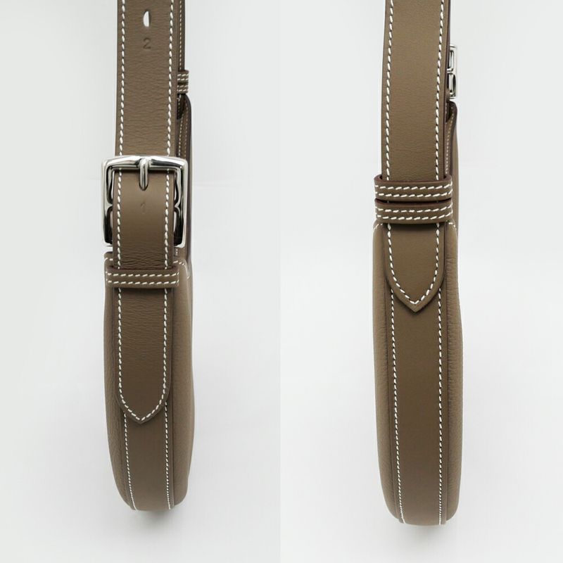 Hermes Petit Arson Etoupe Silver Hardware Togo Leather — view 3