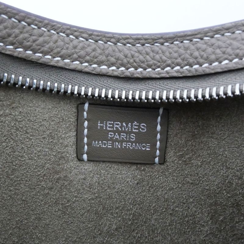 Hermes Petit Arson Etoupe Silver Hardware Togo Leather — view 8