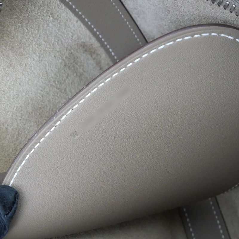 Hermes Petit Arson Etoupe Silver Hardware Togo Leather — view 9
