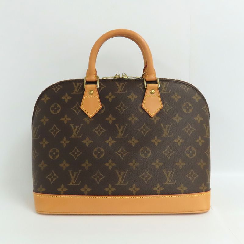 Louis Vuitton Alma Monogram Handbag Brown — view 3