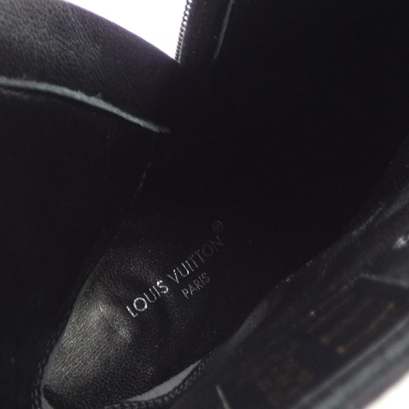 Louis Vuitton Monogram Pattern Debossed Boots — view 6