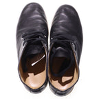 Hermes Exlibris Leather Lace-Up Low Cut Sneakers Black — view 4