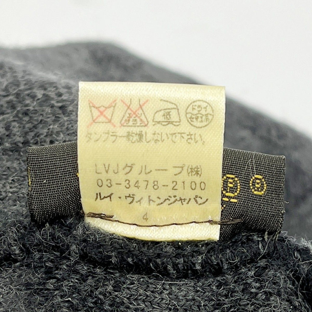 Louis Vuitton Knit Cap Hat Wool Black — view 4