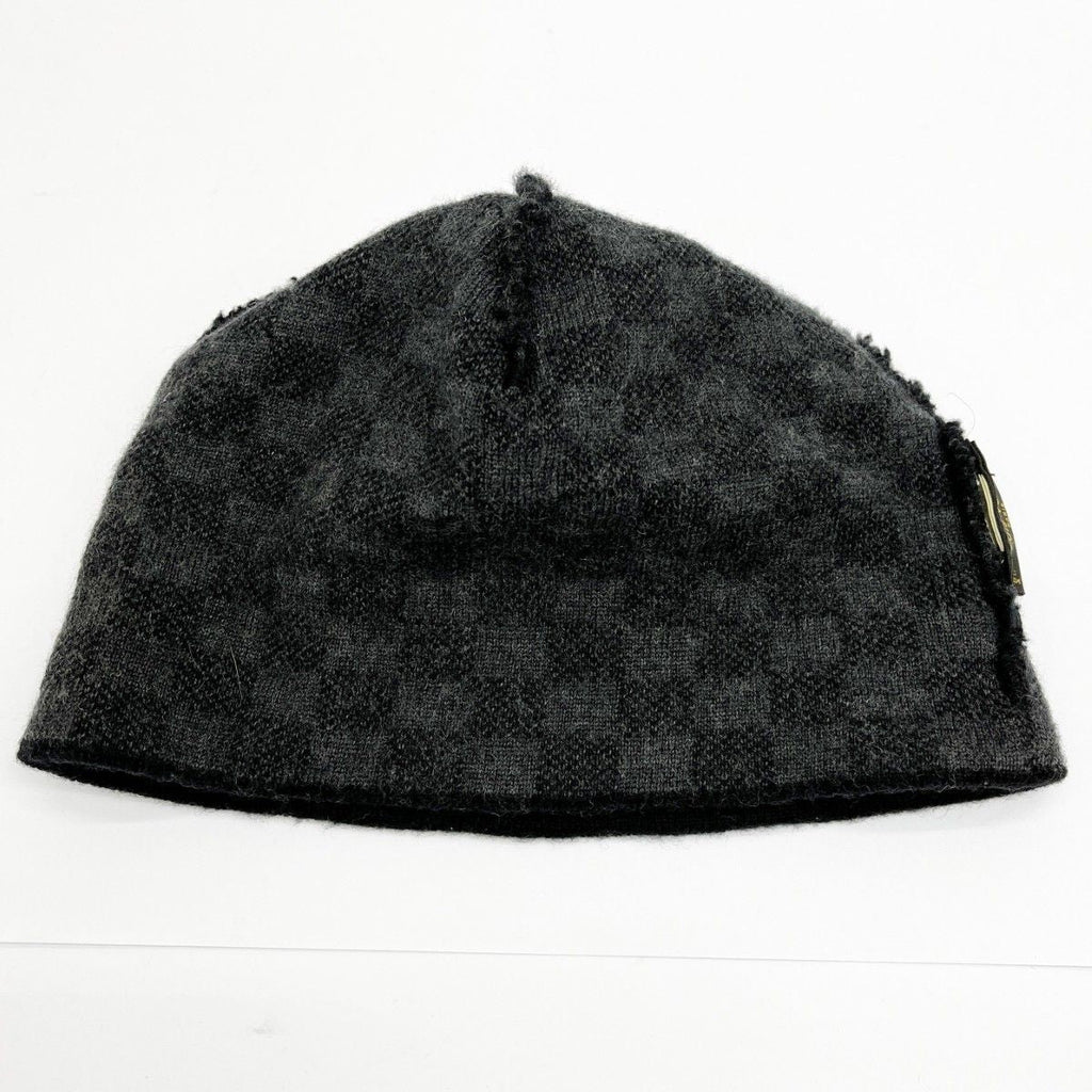 Louis Vuitton Knit Cap Hat Wool Black — view 7