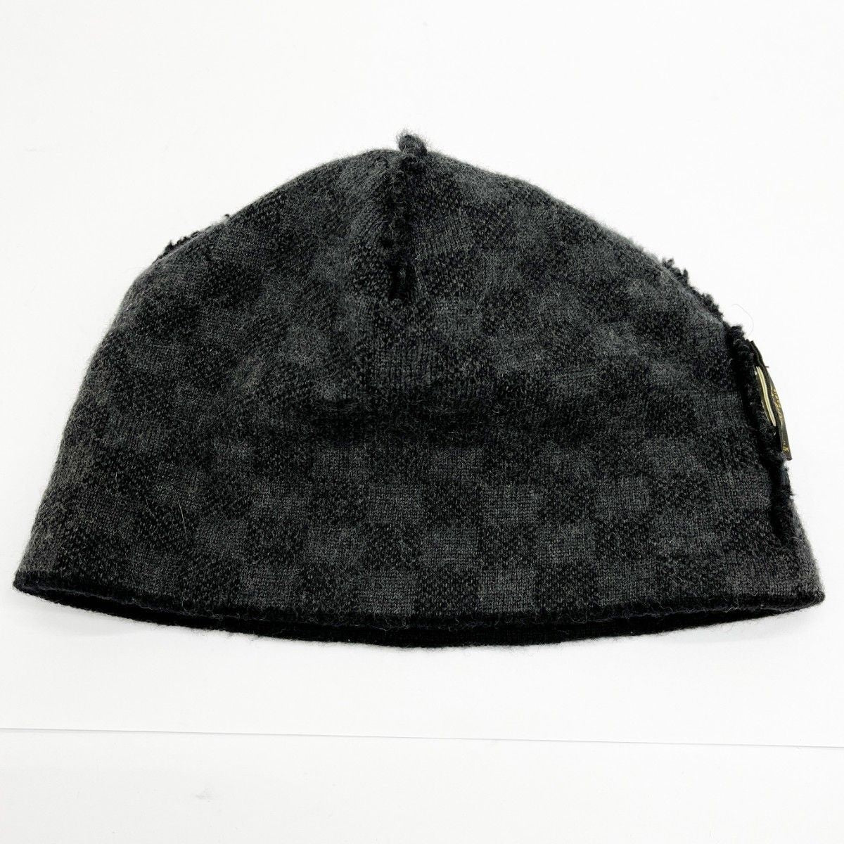 Louis Vuitton Knit Cap Hat Wool Black — view 7