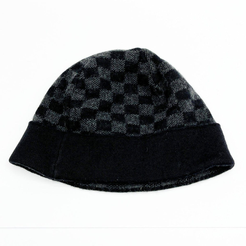 Louis Vuitton Knit Cap Hat Wool Black — view 2