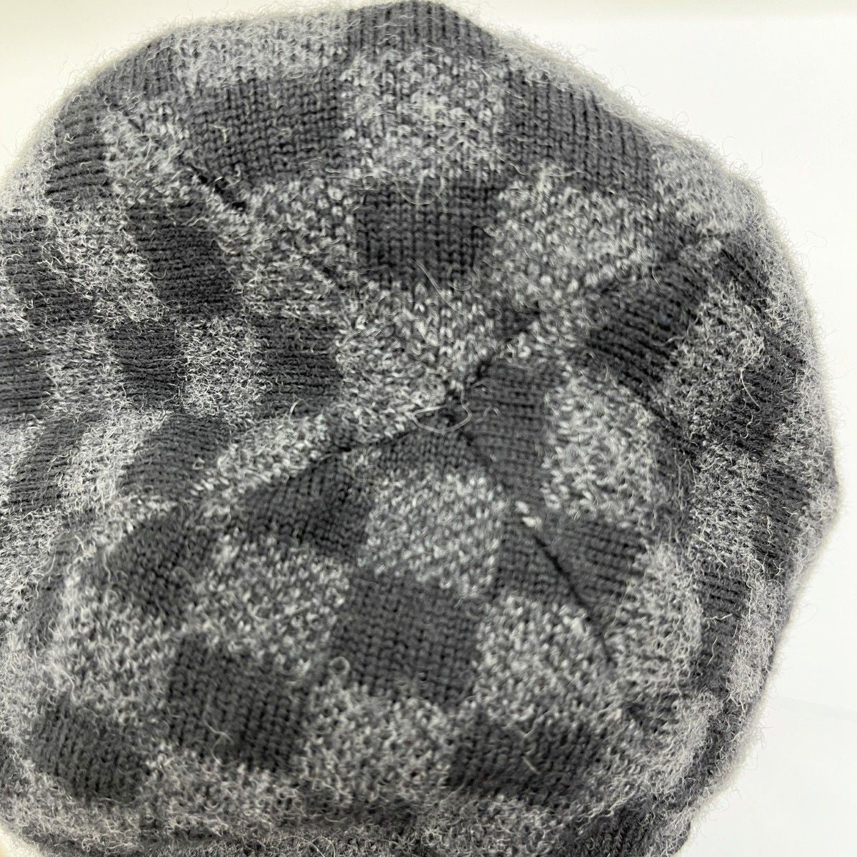 Louis Vuitton Knit Cap Hat Wool Black — view 9