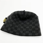 Louis Vuitton Knit Cap Hat Wool Black — view 6